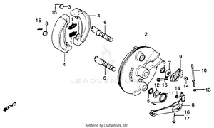 Front Brake Panel Schematic