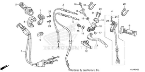 Handle Lever@switch@cable Schematic