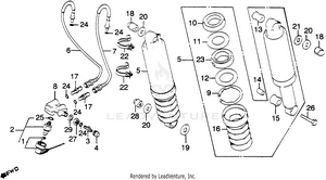 Rear Shock Absorber Schematic