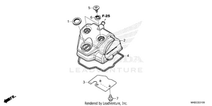 Cylinder Head Cover Schematic