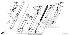 Front Fork Schematic