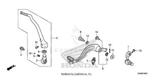 Pedal@kick Starter Arm Schematic