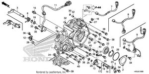 Rear Crankcase Cover Schematic