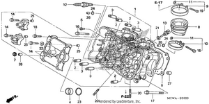 Cylinder Head (fr.) Schematic