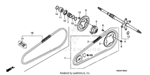 Rear Wheel Axle Schematic