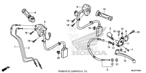 Handle Lever@switch@cable Schematic
