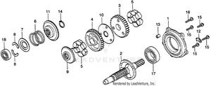 Alternator Shaft Schematic
