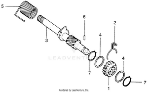 Kick Starter Spindle Schematic