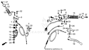 Control Levers + Cables + Switches Schematic