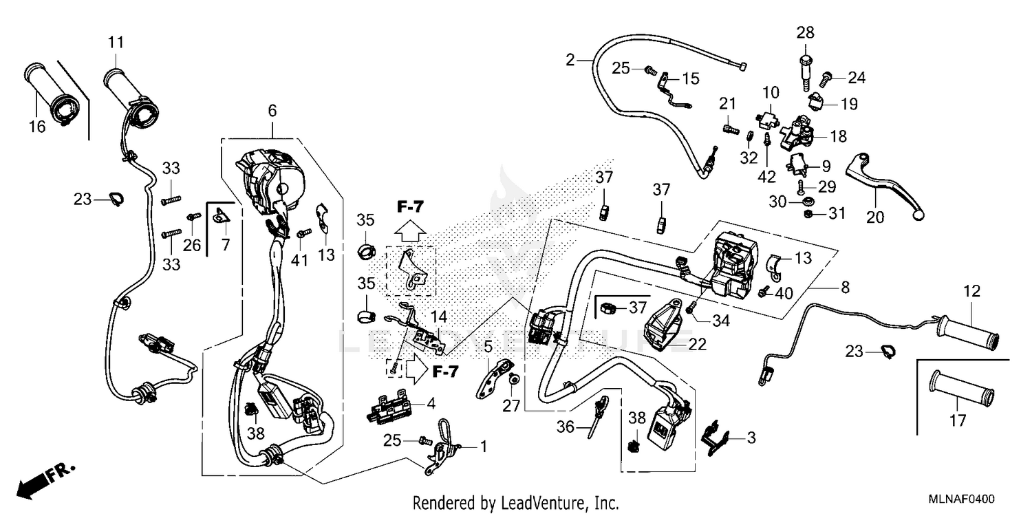 HANDLE LEVER@SWITCH@CABLE (1)