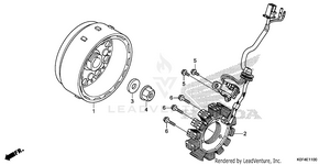 Alternator@flywheel Schematic