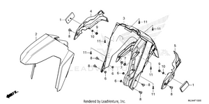 Front Fender Schematic