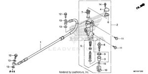 Rear Brake Master Cylinder Schematic