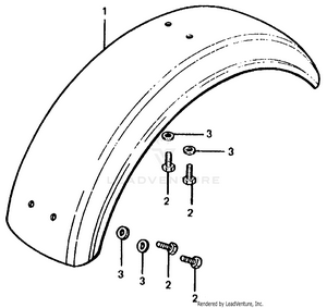 Rear Fender Schematic
