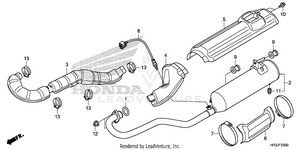 Exhaust Muffler Schematic