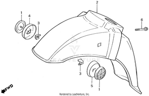 Front Fender Schematic