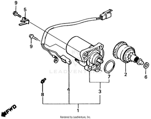Starter Motor Schematic