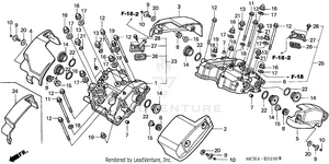 Cylinder Head Cover Schematic