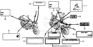 Caution Label Schematic