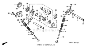 Camshaft + Valve Schematic