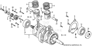 Crankshaft + Piston Schematic