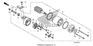 Starter Motor (1) Schematic