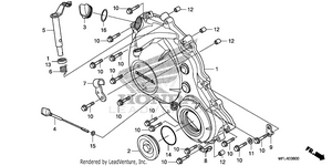 Right Crankcase Cover Schematic