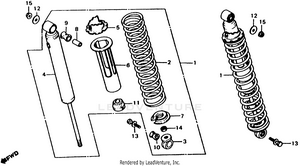 Rear Shock Absorber Schematic