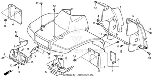 Front Fender Schematic