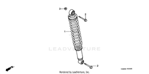 Rear Shock Absorber Schematic