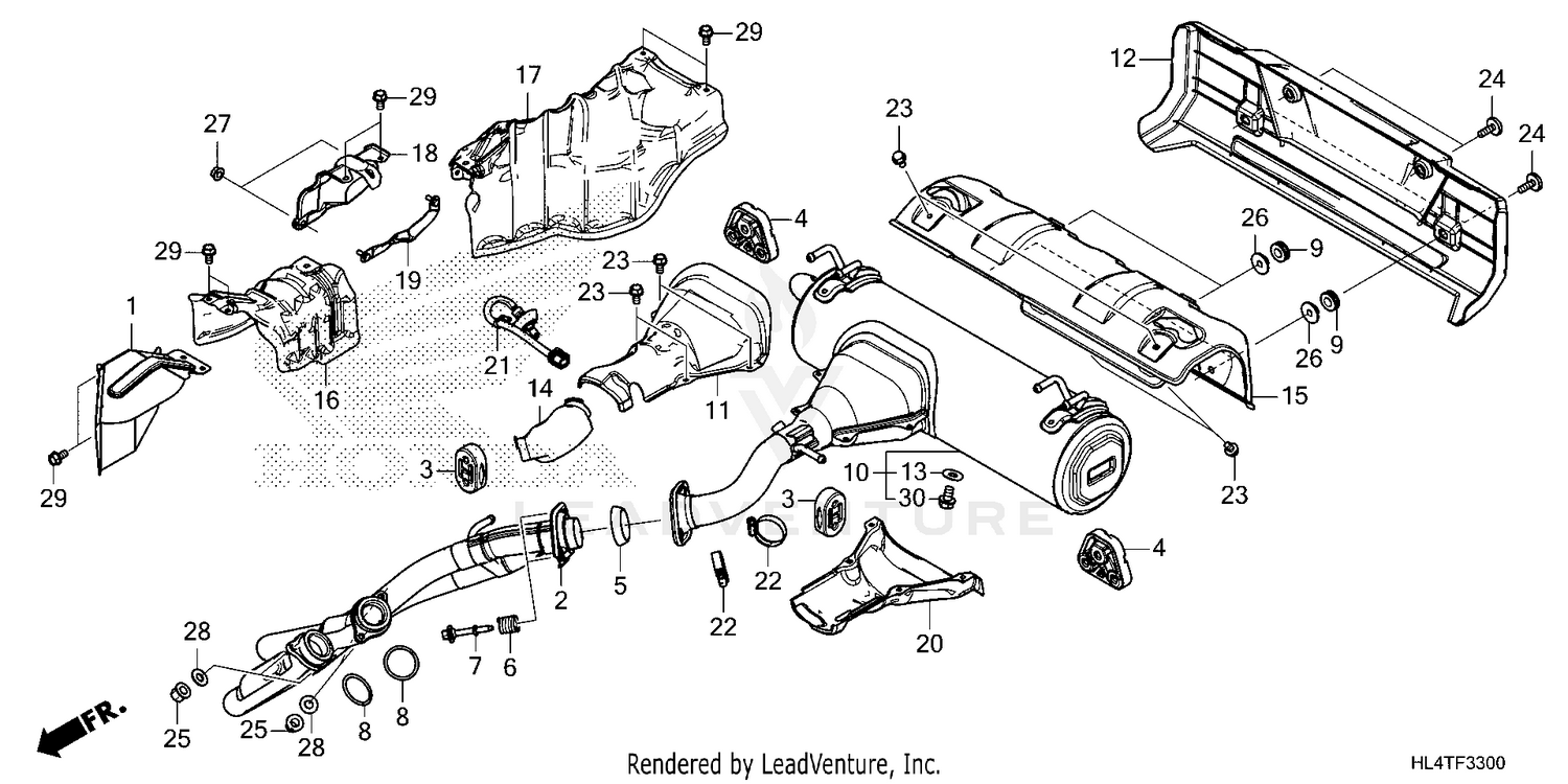 EXHAUST MUFFLER