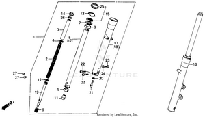 Front Fork Schematic