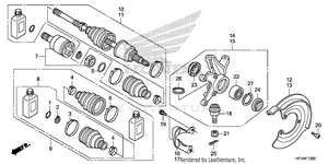 Front Knuckle@driveshaft Schematic