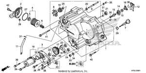 Front Crankcase Cover    (2) Schematic
