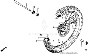 Front Wheel 82-83 Schematic