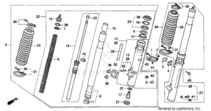 Front Fork Schematic