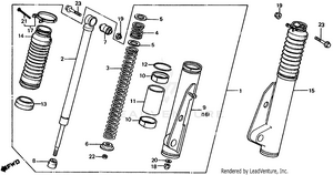 Front Shock Absorber Schematic