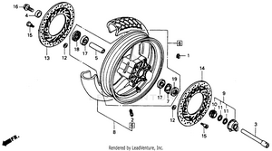Front Wheel 1100 Schematic