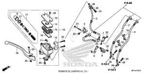 Front Brake Master       Cylinder (abs) Schematic