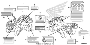 Caution Label Schematic