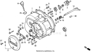 Right Crankcase Cover Schematic