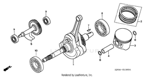 Crankshaft + Piston Schematic