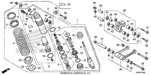 Rear Shock Absorber Schematic