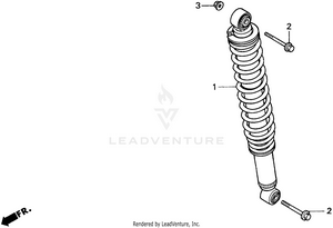 Rear Shock Absorber Schematic