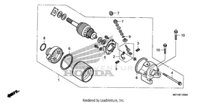 Starting Motor Schematic