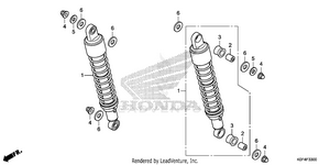 Rear Shock Absorber Schematic