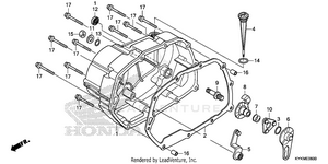 Right Crankcase Cover Schematic
