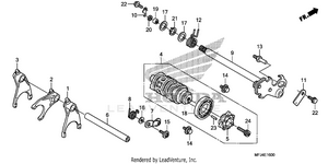 Gearshift Drum Schematic