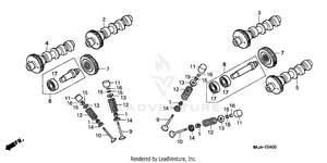 Camshaft@valve Schematic
