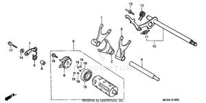 Gearshift Drum Schematic